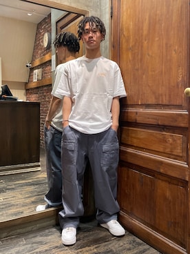 山下 迅さん（メンズ・172cm）の夏コーディネート
