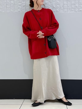 シワサテンマーメイドスカート 264832を使った人気ファッション