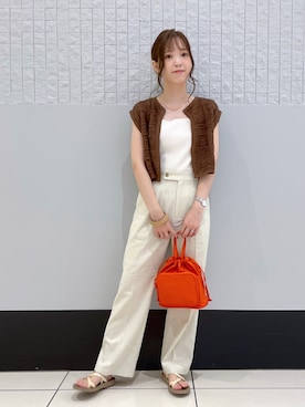 「ワントーンコーディネート」｜とりゅうさん（レディース・156cm）の夏コーディネート