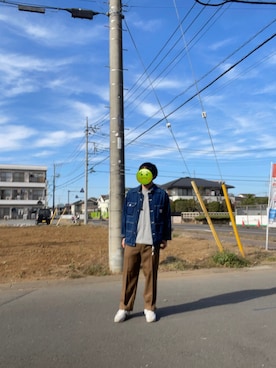 「POINTER（ポインター ）のアイテム」を使った、TK男さん（メンズ・170cm）の秋コーディネート