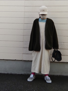 「orcival」｜「アイテム（アクセサリー）」を使った、うるま　ひいろさん（レディース・152cm）の秋コーディネート