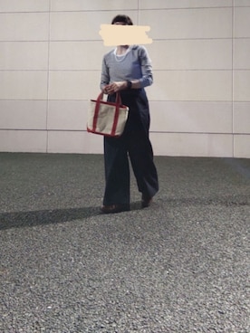 「note et silence （ノートエシロンス）のアイテム（パンツ）」を使った、うるま　ひいろさん（レディース・152cm）の秋コーディネート