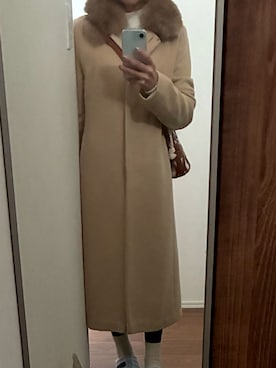 「LOEWE（ロエベ）のアイテム」を使った、miho678さん（レディース・153cm）の冬コーディネート