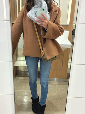 「STRAWBERRY-FIELDS（ストロベリーフィールズ）のアイテム」を使った、miho678さん（レディース・153cm）の冬コーディネート