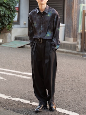 「UP START（アップスタート）のアイテム」を使った、ponさん（メンズ・168cm）の秋コーディネート