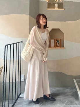 「Green　Parks（グリーンパークス）のアイテム」を使った、YuRiさん（レディース・158cm）の夏コーディネート