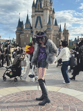 「アイテム（チューブトップ）」を使った、tkchangさん（レディース・160cm）の秋コーディネート