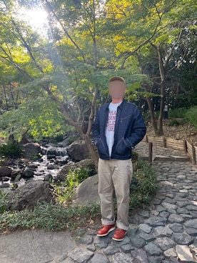 「アイテム（シューズ）」を使った、みと Lv43 さん（メンズ・175cm）の秋コーディネート