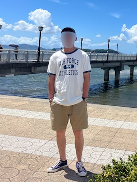 「CONVERSE（コンバース）のアイテム」を使った、みとさん（メンズ・175cm）の夏コーディネート