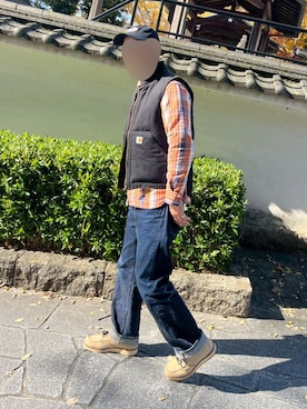 「アイテム（帽子）」を使った、みと Lv43 さん（メンズ・175cm）の秋コーディネート