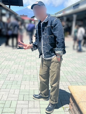 「アイテム（ジャケット/アウター）」を使った、みと Lv43 さん（メンズ・175cm）の春コーディネート