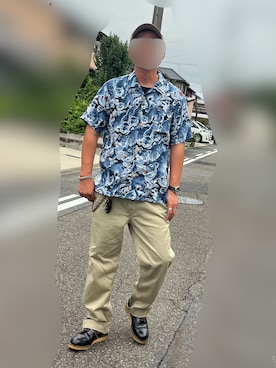 「アイテム（パンツ）」を使った、みとさん（メンズ・175cm）の秋コーディネート