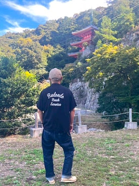 「アイテム（帽子）」を使った、みと Lv43さん（メンズ・175cm）の秋コーディネート