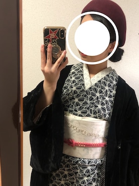 「KIMONO MODERN（キモノモダン）のアイテム」を使った、chinachikiiiiさん（レディース・154cm）の夏コーディネート