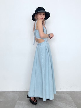 「PAGEBOY（ページボーイ）のアイテム（サンダル）」を使った、migeruさん（レディース・160cm）の春コーディネート