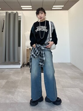 migeruさん（レディース・160cm）の冬コーディネート