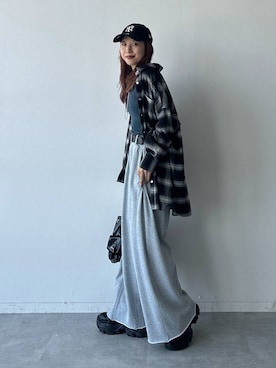 「アイテム（ブーツ）」を使った、migeruさん（レディース・160cm・20代）の秋コーディネート
