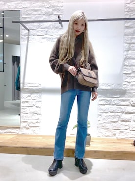 migeruさん（レディース・160cm）の冬コーディネート