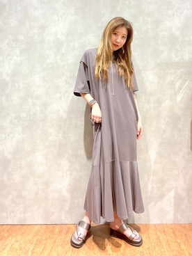 「mode」｜「アイテム（ワンピース/ドレス）」を使った、migeruさん（レディース・160cm）の夏コーディネート