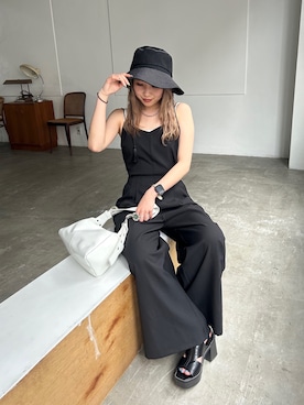 「PAGEBOY（ページボーイ）のアイテム（サンダル）」を使った、migeruさん（レディース・160cm）の春コーディネート