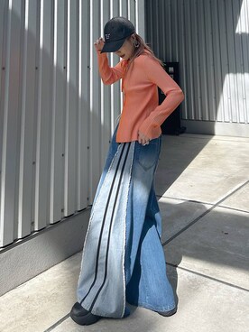 「アイテム（キャップ）」を使った、migeruさん（レディース・160cm・20代）の冬コーディネート