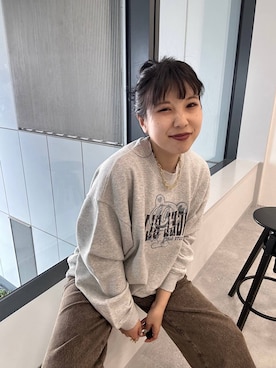「アイテム（スウェット）」を使った、migeruさん（レディース・160cm・20代）の夏コーディネート