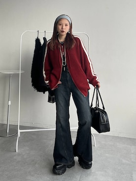 「アイテム（ブーツ）」を使った、migeruさん（レディース・160cm・20代）の秋コーディネート