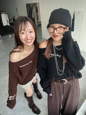 「PAGEBOY（ページボーイ）のサイドタックルーズウラケパンツ/イージーパンツ【4color・2size】（スウェットパンツ）」を使った、migeruさん（レディース・160cm・20代）の秋コーディネート