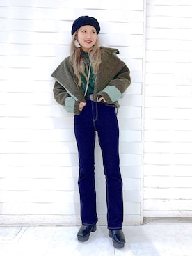 migeruさん（レディース・160cm）の冬コーディネート