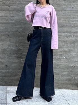 「アイテム（スウェット）」を使った、migeruさん（レディース・160cm・20代）の秋コーディネート