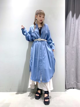 「FIG&VIPER（フィグアンドバイパー）のアイテム（サンダル）」を使った、migeruさん（レディース・160cm）の秋コーディネート