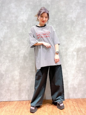 「FIG&VIPER（フィグアンドバイパー）のアイテム（サンダル）」を使った、migeruさん（レディース・160cm）の夏コーディネート