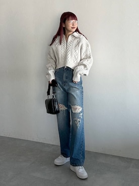 migeruさん（レディース・160cm）の冬コーディネート