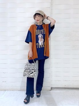 migeruさん（レディース・160cm）の夏コーディネート