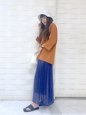 migeruさん（レディース・160cm）の夏コーディネート