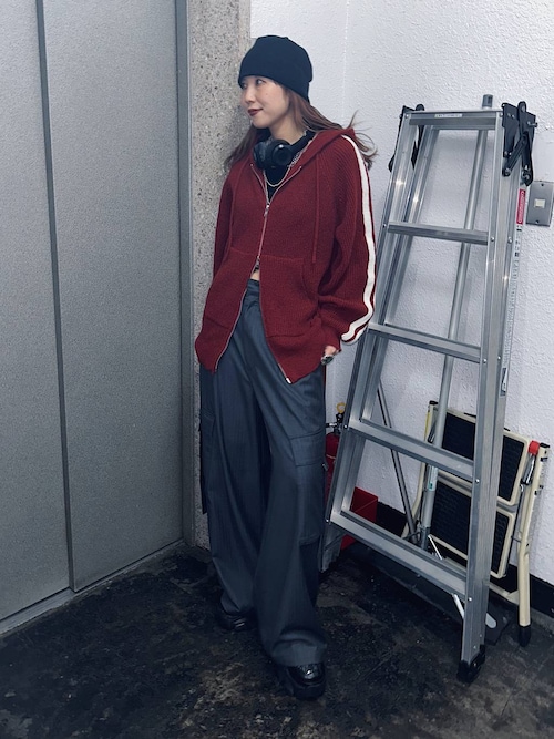 MUSEラインZIPパーカーニット / フーディ 【ZOZO限定アイテム