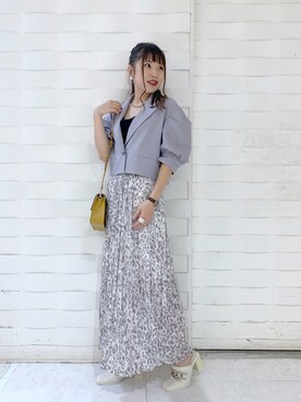 「ペールトーン」｜「アイテム（その他アウター）」を使った、migeruさん（レディース・160cm）の夏コーディネート