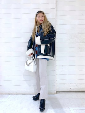 migeruさん（レディース・160cm）の秋コーディネート