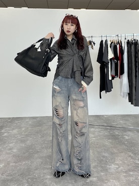 「PAGEBOY（ページボーイ）のアイテム（バッグ）」を使った、migeruさん（レディース・160cm）の春コーディネート