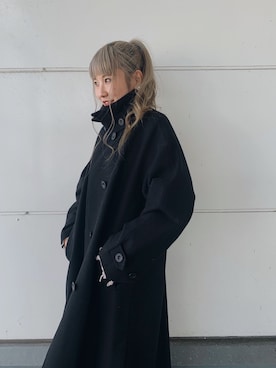 「PAGEBOY（ページボーイ）のアイテム（チェスターコート）」を使った、migeruさん（レディース・160cm）の秋コーディネート
