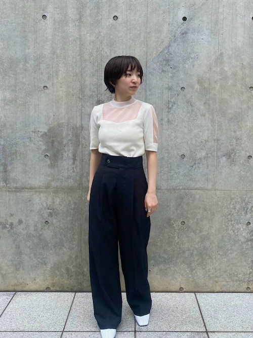 完売間近！】クレールシアーサマーニット｜ウォッシャブル