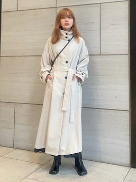「UNITED TOKYO（ユナイテッドトウキョウ）のアイテム（その他アウター）」を使った、UNITED TOKYO STAFFさん（レディース・164cm）の春コーディネート
