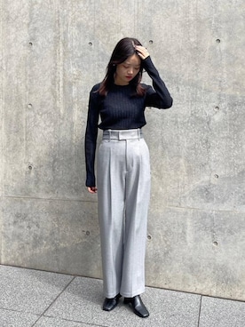 UNITED TOKYO STAFFさん（レディース・163cm）の秋コーディネート