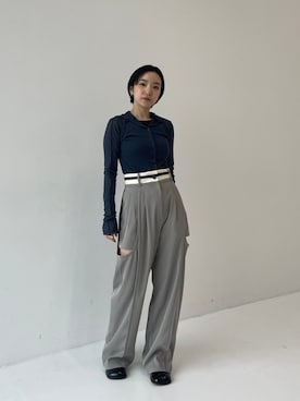 「UNITED TOKYO（ユナイテッドトウキョウ）のアイテム（Tシャツ/カットソー）」を使った、UNITED TOKYO STAFFさん（レディース・150cm）の秋コーディネート
