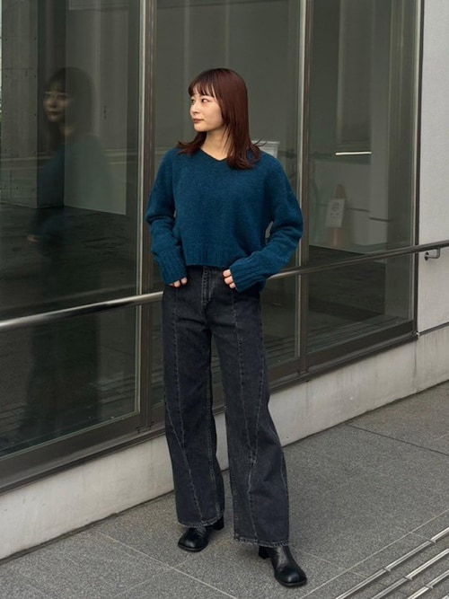 セール】カーブラインデニムパンツ（デニムパンツ）｜UNITED