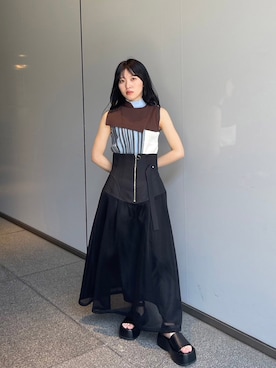 UNITED TOKYO STAFFさん（レディース・147cm）の夏コーディネート