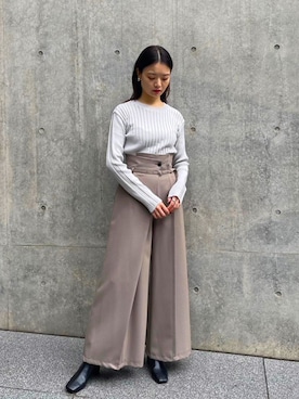 UNITED TOKYO STAFFさん（レディース・163cm）の秋コーディネート