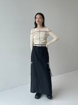 「UNITED TOKYO（ユナイテッドトウキョウ）のアイテム（Tシャツ/カットソー）」を使った、UNITED TOKYO STAFFさん（レディース・163cm）の秋コーディネート