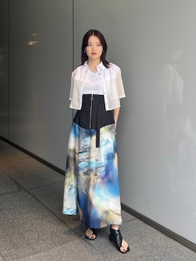 UNITED TOKYO STAFFさん（レディース・163cm）の夏コーディネート