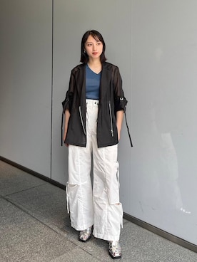 UNITED TOKYO フロントジップシアージャケット/ サマージャケット